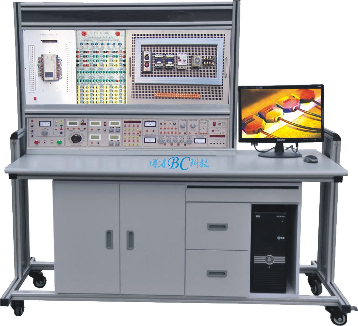 BC-790G 电工模电数电单片机PLC传感器综合实训设备